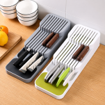 Organizer blok stojak na wkład noże do szuflady kuchennej nablatowy 40*14cm - 6