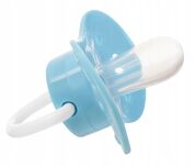 SMOCZEK USPOKAJAJĄCY AKUKU SYMETRYCZNY SILIKONOWY 0+ BEZ BPA Z NASADKĄ - 3