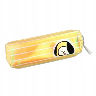 SIMPLO ETUI PIÓRNIK SZKOLNY DO SZKOŁY SASZETKA TUBA BEZ WYPOSAŻENIA NA ZAMEK JEDNOKOMOROWY ŻÓŁTY