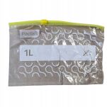 PACLAN WORECZKI TOREBKI STRUNOWE Z SUWAKIEM ZAMYKANE DO PRZECHOWYWANIA ŻYWNOŚCI MROŻENIA 1L 20 SZT - 6