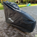 POKROWIEC NA MOTOCYKL ROWER MOTOR SKUTER WODOODPORNY DUŻY MOCNY CAŁOROCZNY CZARNY - 4