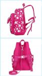 PLECAK DLA DZIEWCZYNKI PLECACZEK DO PRZEDSZKOLA DZIECIĘCY + SMYCZ J. RÓŻ - 3
