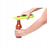 RÓŻOWY OTWIERACZ DO SŁOIKÓW WEKÓW ZAKRĘTEK NAKRĘTEK BUTELEK UNIWERSALNY WIELOFUNKCYJNY 4W1 RĘCZNY - 4