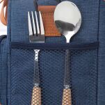 GRANATOWA TORBA TERMICZNA IZOLACYJNA PLAŻOWA TURYSTYCZNA BOX NA LUNCH JEDZENIE PIKNIK TERMOIZOLACYJNA NA RAMIĘ - 5