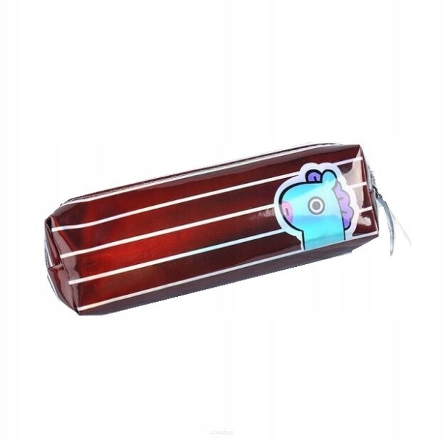 SIMPLO ETUI PIÓRNIK SZKOLNY DO SZKOŁY SASZETKA TUBA BEZ WYPOSAŻENIA NA ZAMEK JEDNOKOMOROWY BRĄZOWY