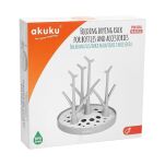 AKUKU UNIWERSALNA SUSZARKA DO BUTELEK I SMOCZKÓW SZARA NA AKCESORIA SMOCZKI BUTELKI DO KARMIENIA DZIECKA - 4