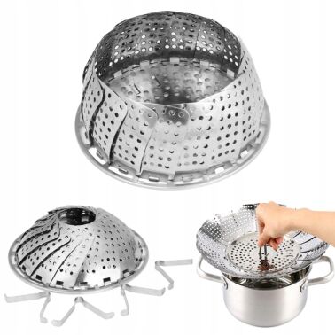 SITKO KOSZYK WKŁAD DO GARNKA NA GARNEK DO GOTOWANIA NA PARZE
