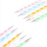 SONDA DO PAZNOKCI ZDOBIENIE MANICURE ZESTAW 5SZT - 2