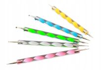 SONDA DO PAZNOKCI ZDOBIENIE MANICURE ZESTAW 5SZT - 9