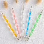 SONDA DO PAZNOKCI ZDOBIENIE MANICURE ZESTAW 5SZT - 5