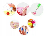 SONDA DO PAZNOKCI ZDOBIENIE MANICURE ZESTAW 5SZT - 14
