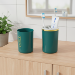 ZIELONY POJEMNIK PUDEŁKO ETUI NA SZCZOTECZKĘ I PASTĘ DO ZĘBÓW PODRÓŻNE DUŻE - 4