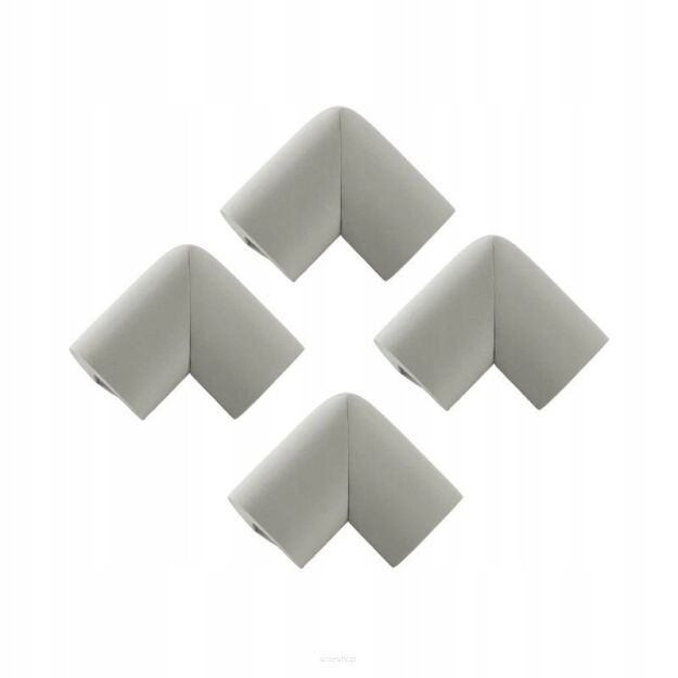 NAROŻNIKI ZABEZPIECZENIE NA ROGI KANT PIANKOWE OSŁONKI DO MEBLI SZARY 12MM