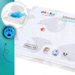 AKUKU PACHNĄCE WORECZKI WORKI NA ZUŻYTE PIELUSZKI PIELUCHY WIĄZANE NEUTRALIZUJĄCE ZAPACHY 100SZT - 13