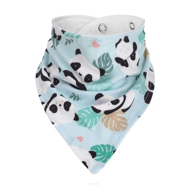 APASZKA CHUSTKA DLA DZIECKA NIEMOWLAKA NA NAPY AKUKU BAWEŁNIANA MODEL PANDA