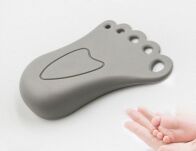 KLIN DO DRZWI STOPER GUMOWY BLOKADA SZARY Z ZAWIESZKĄ STOPKA ZABEZPIECZAJĄCA PRZED ZAMYKANIEM - 2