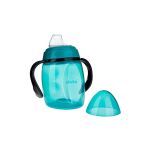 AKUKU LEKKI KUBEK NIEKAPEK BIDON BUTELKA Z MIĘKKIM USTNIKIEM DO PICIA DLA DZIECI MORSKI 6+ 280ML - 2