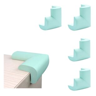 MIĘTOWE ZABEZPIECZENIE OSŁONKI PIANKOWE NAROŻNIKÓW ROGÓW MEBLI STOŁU OSŁONA NA NAROŻNIKI KANTY 4SZT