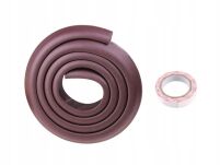 BRĄZOWA OCHRONNA TAŚMA PIANKOWA NA KANTY ROGI NAROŻNIKI ZABEZPIECZENIE PIANKOWE OCHRANIACZ DO MEBLI 2M - 9