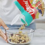 BIAŁY KLIPS ZATRZASK ZAPINKA DO TOREBEK OPAKOWAŃ WORECZKÓW PRZYPRAW Z DOZOWNIKIEM - 8