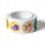 NAKLEJKI MOTYWACYJNE ZA DOBRE ZACHOWANIE DLA DZIECKA UCZNIÓW NAUCZYCIELI ANGIELSKI ROLKA 500SZT - 6