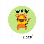 NAKLEJKI MOTYWACYJNE ZA DOBRE ZACHOWANIE DLA DZIECKA UCZNIÓW NAUCZYCIELI ANGIELSKI ROLKA 500SZT - 7