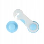 NIEBIESKIE ZABEZPIECZENIE DO SZAFEK DRZWICZEK BLOKADA DO SZUFLAD MEBLI PRZED DZIEĆMI ZATRZASK ZAPADKA - 3