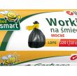 WORKI NA ŚMIECI ODPADY ODPADKI PACLAN BEE SMART 120L 10SZT LDPE WYTRZYMAŁE MOCNE CZARNE - 2