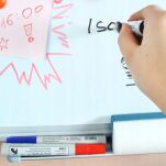 MAZAKI PISAKI MARKERY DO TABLICY TABLIC ZMAZYWALNE SUCHOŚCIERALNE RÓŻNE KOLORY ZESTAW W ETIU 4SZT - 7