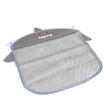 SZARY POJEMNIK ORGANIZER NA ZABAWKI KĄPIELOWE DO KĄPIELI WODY ŁAZIENKI SIATKA DO WANNY POD PRYSZNIC - 4