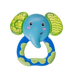AKUKU GRYZAK WODNY SŁONIK DLA DZIECI NA ZĄBKOWANIE CHŁODZĄCY Z WYPUSTKAMI