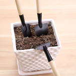 MINI NARZĘDZIA DO OGRODU PRZESADZANIA ROŚLIN ZESTAW 3 SZTUK GRABKI ŁOPATKI - 4