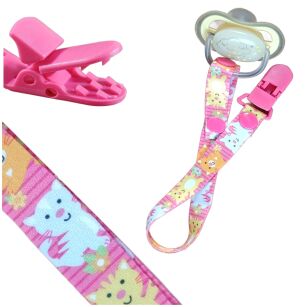 W KOTKI ZAWIESZKA DO SMOCZKA PRZYPINKA NA SMOCZEK TASIEMKA KLIPS DLA DZIEWCZYNKI