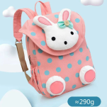 Plecak Mały Plecaczek Dla Dziewczynki Do Przedszkola Żłobka Dla Przedszkolaka Różowy W Miętowe Kropki - 4