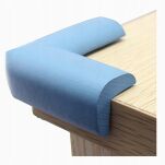 NIEBIESKIE OCHRONNY PIANKOWY NAROŻNIK NA KANT STOŁU MEBLI SZAFEK ZABEZPIECZENIE KOMPLET 4SZT - 2