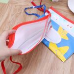 CZARNY ZYGZAK PUDEŁKO POJEMNIK SASZETKA NA CHUSTECZKI NAWILŻANE NAWILŻAJĄCE MOKRE PODRĘCZNE ETUI WIELORAZOWE - 3