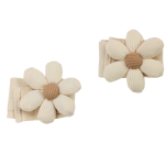 BIAŁY KWIATEK UCHWYT UPINACZ DO ZASŁON ZAPIĘCIE 3D DEKORACJA NA OKNO POKÓJ DZIECIĘCY 2szt - 4