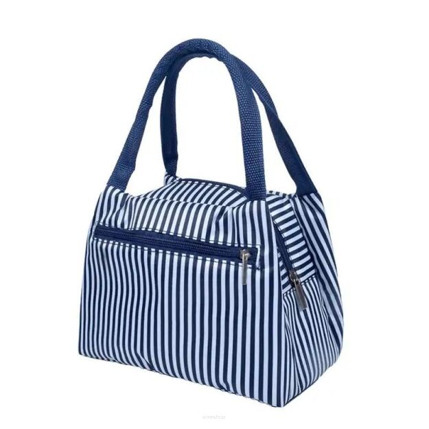 TORBA TERMICZNA ŚNIADANIÓWKA PASKI NA LUNCHBOX DO PRACY SZKOŁY PODRÓŻY IZOLACYJNA LEKKA