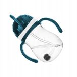 AKUKU BIDON ZE SŁOMKĄ Z ODWAŻNIKIEM 280ML Z RĄCZKAMI - 2