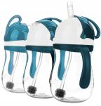 AKUKU BIDON ZE SŁOMKĄ Z ODWAŻNIKIEM 280ML Z RĄCZKAMI - 5