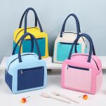 RÓŻOWA TORBA TERMICZNA IZOLACYJNA BOX NA LUNCH JEDZENIE PLAŻĘ PIKNIK TERMOIZOLACYJNA ŚNIADANIOWA - 6