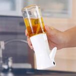 SPRYSKIWACZ DO OLIWY OLEJU OCTU DOZOWNIK W SPRAYU DUŻA SZKLANA BUTELKA 0,2L - 5