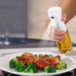 SPRYSKIWACZ DO OLIWY OLEJU OCTU DOZOWNIK W SPRAYU DUŻA SZKLANA BUTELKA 0,2L - 3