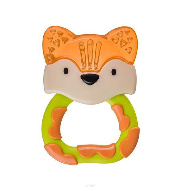 AKUKU GRYZAK WODNY LISEK DLA DZIECI NA ZĄBKOWANIE CHŁODZĄCY Z WYPUSTKAMI