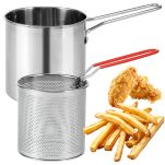 FRYTKOWNICA GARNEK Z KOSZEM SITKIEM DO GŁĘBOKIEGO SMAŻENIA FRYTEK 1200ML - 3