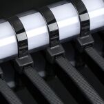 OPASKI ZACISKOWE TRYTYTKI KABLOWE 3,6MM 20CM DŁUGIE MOCNE ZESTAW 100SZT - 2