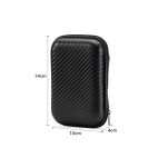 Etui usztywniane organizer na ładowarkę powerbank mała kosmetyczka na leki kosmetyki  14*10*4cm - 6