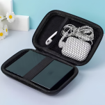Etui usztywniane organizer na ładowarkę powerbank mała kosmetyczka na leki kosmetyki  14*10*4cm - 4