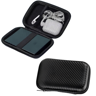 Etui usztywniane organizer na ładowarkę powerbank mała kosmetyczka na leki kosmetyki  14*10*4cm