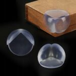 ZABEZPIECZENIE OSŁONKI SILIKONOWE NAROŻNIKÓW ROGÓW MEBLI STOŁU OSŁONA NA NAROŻNIKI KANTY OSTRE BRZEGI 4SZT - 3